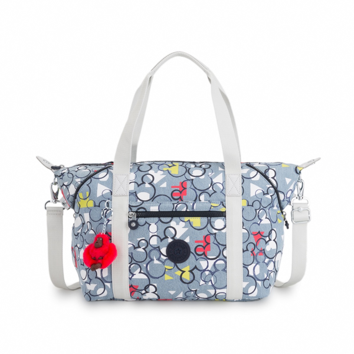 Kipling Disney D Art Medium Tote Bag with removable shoulder strap in