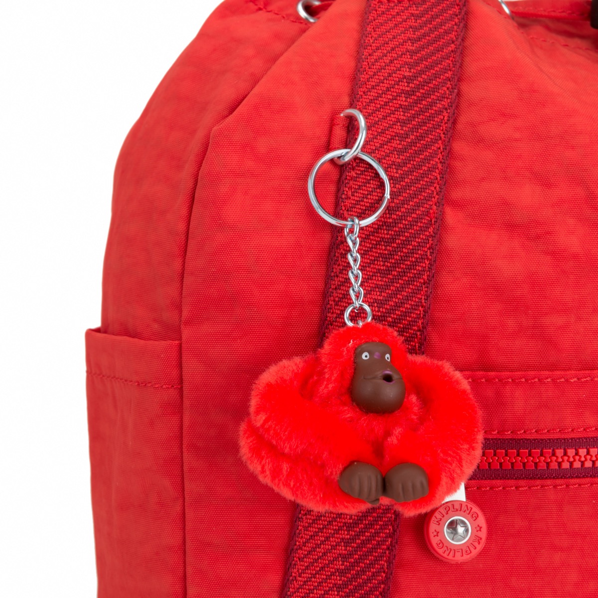 Kipling Art Backpack S handbag with Monkey Keychain